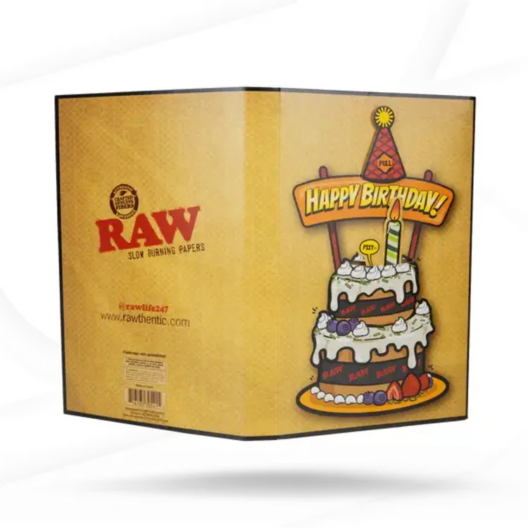 RAW RAW - Happy Birthday Card