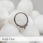 Vintage Salvaged; Stylized Crimped Ring