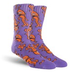 TOY MACHINE TOY MACHINE SOCK MULTI SECT PURPLE