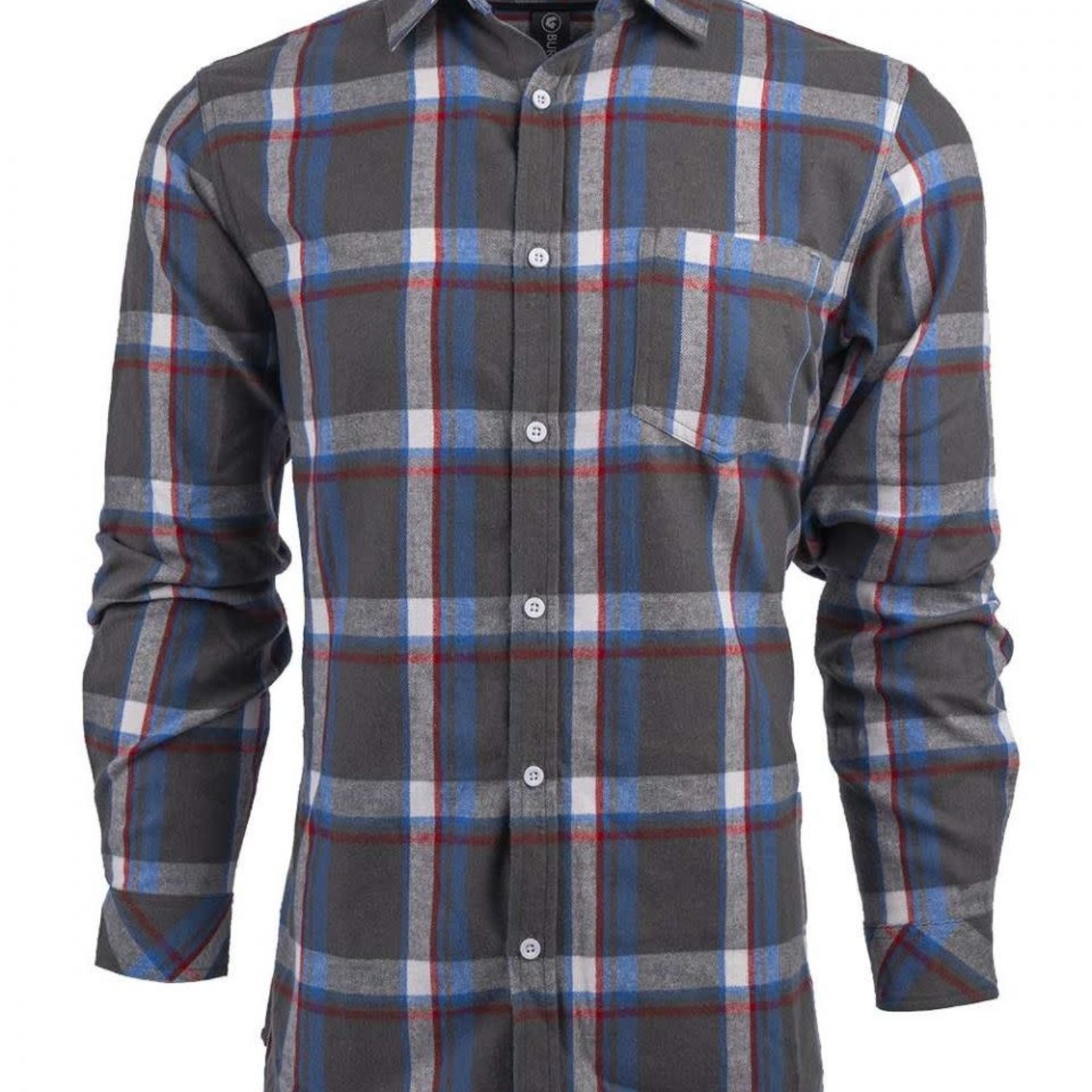 BURNSIDE BURNSIDE FLANNEL LONG SLEEVE BUTTON DOWN