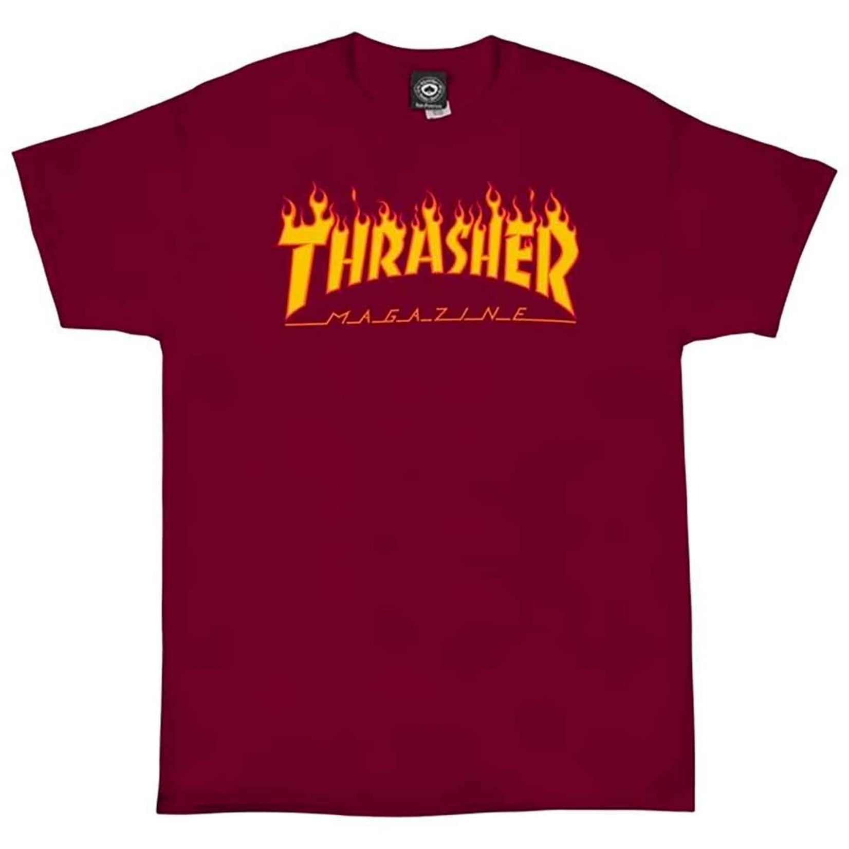 THRASHER THRASHER SHORT SLEEVE TSHIRT FLAMES LOGO