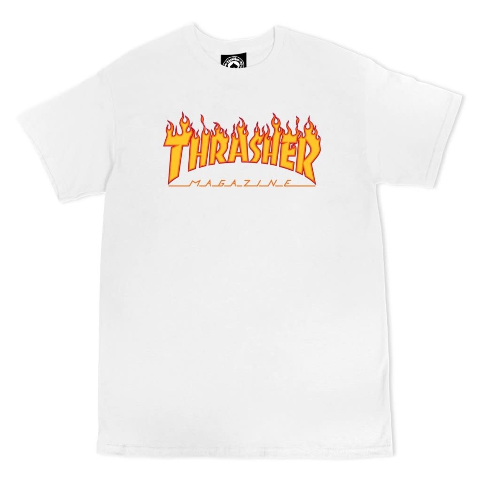 THRASHER THRASHER SHORT SLEEVE TSHIRT FLAMES LOGO