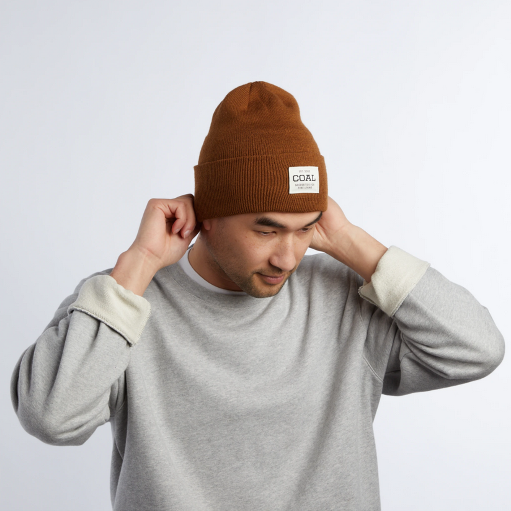 Coal The Uniform Beanie (burgundy marl)