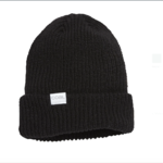 Coal Coal Stanley Soft Knit Black Cuffed Beanie