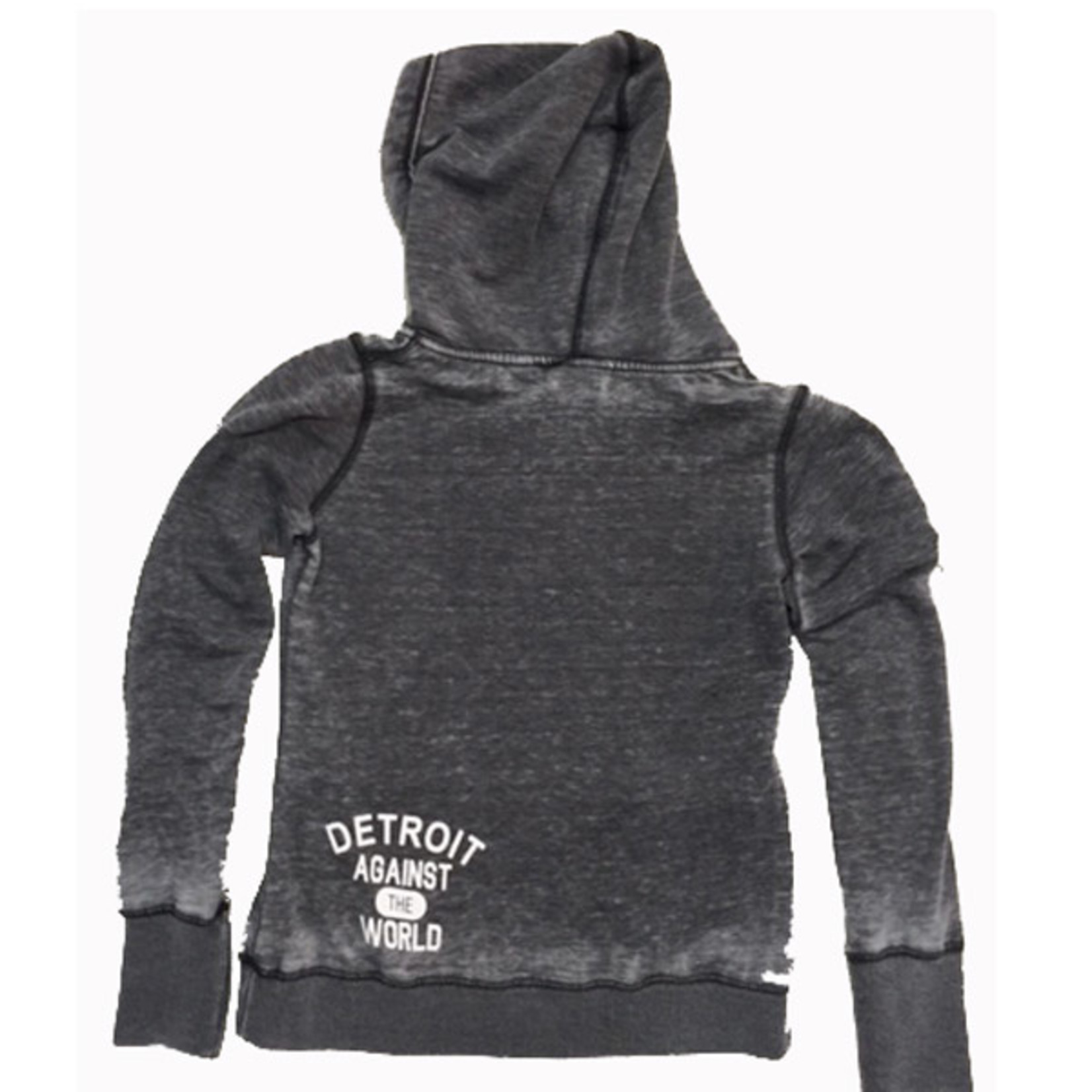 DETROIT AGAINST THE WORLD UNISEX DETROIT AGAINST THE WORLD VINTAGE ZEN PULLOVER HOODIE