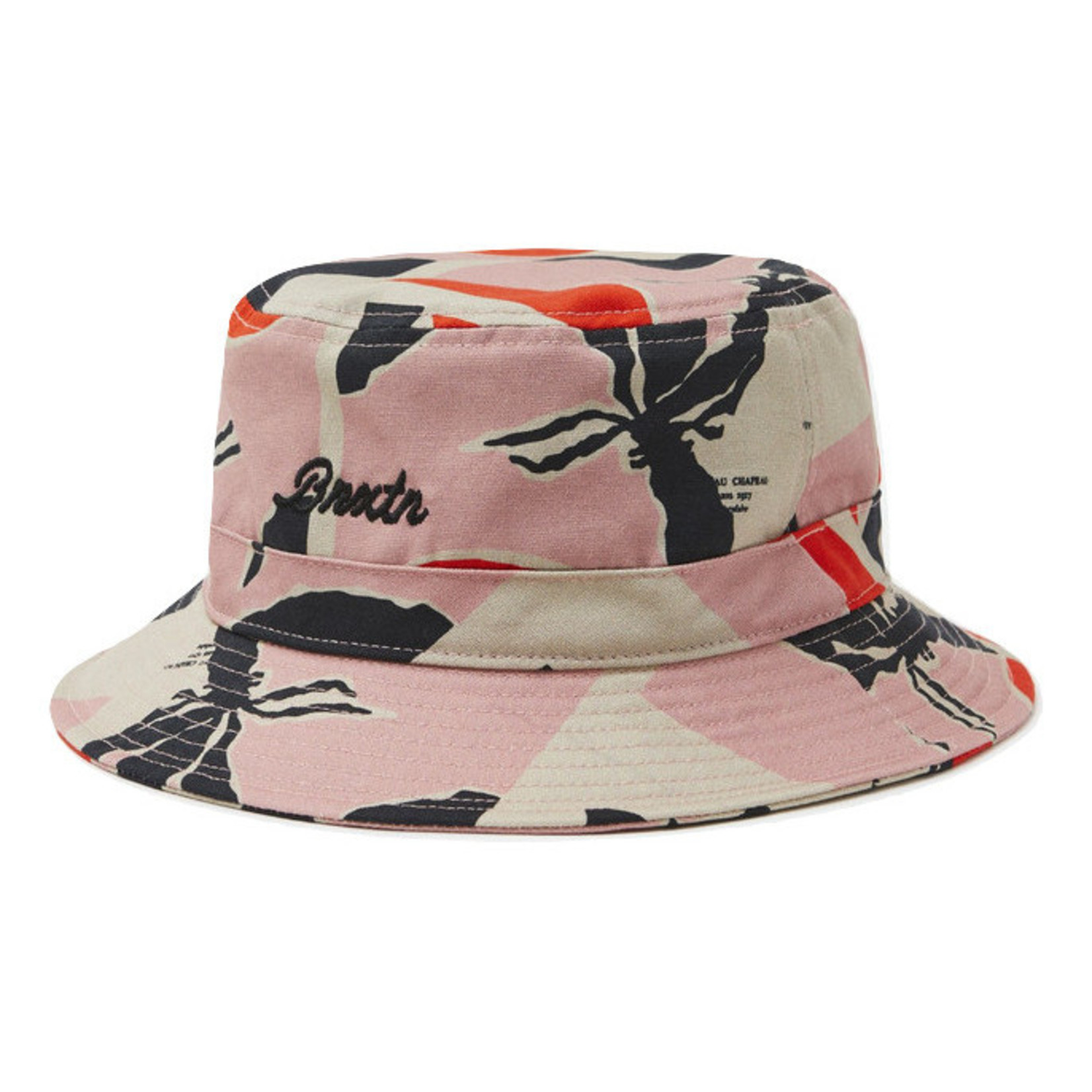 BRIXTON SPRINT PACKABLE BUCKET HAT PINK 