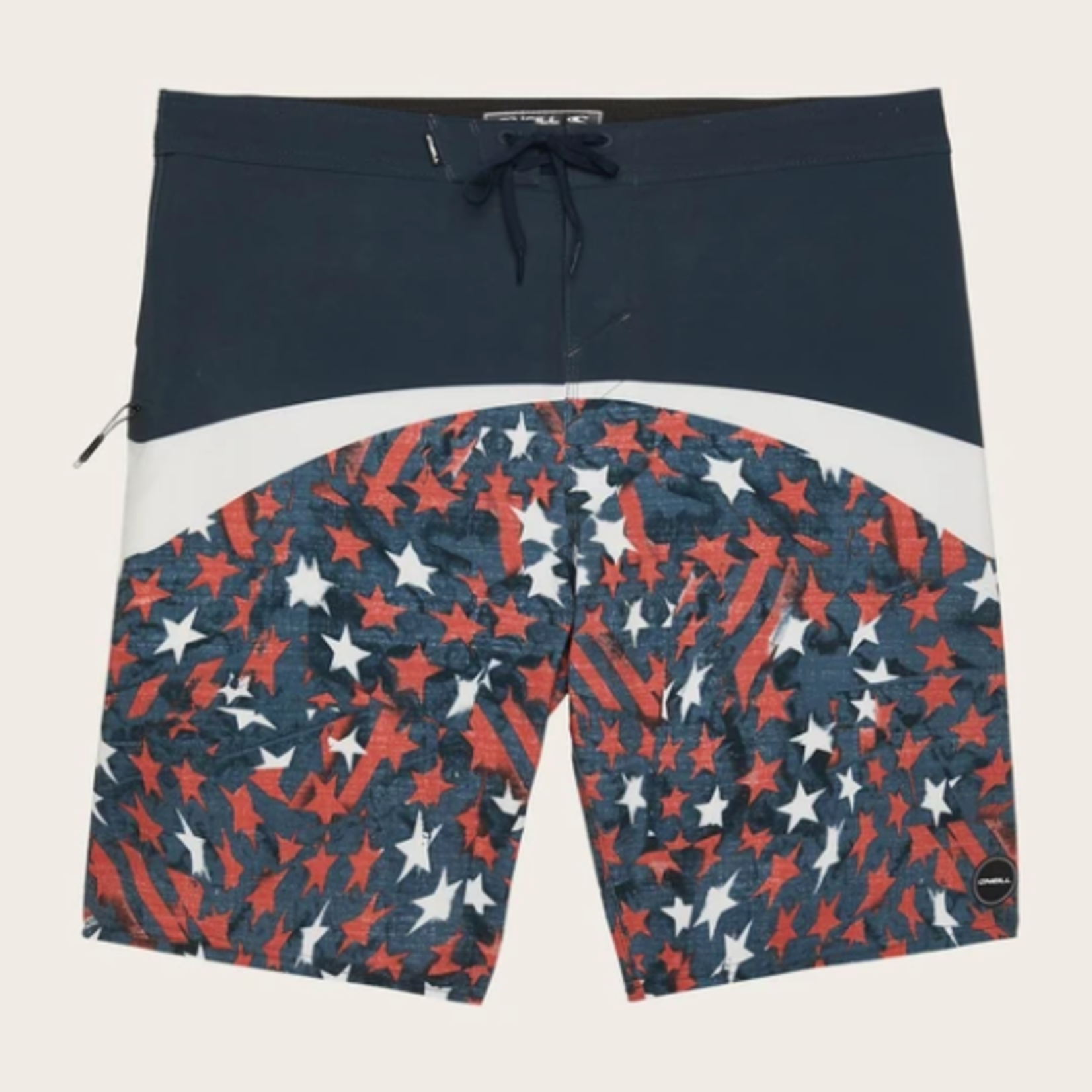 O'NEILL Men's O'Neill Hyperfreak Red/White/Blue Boardshorts