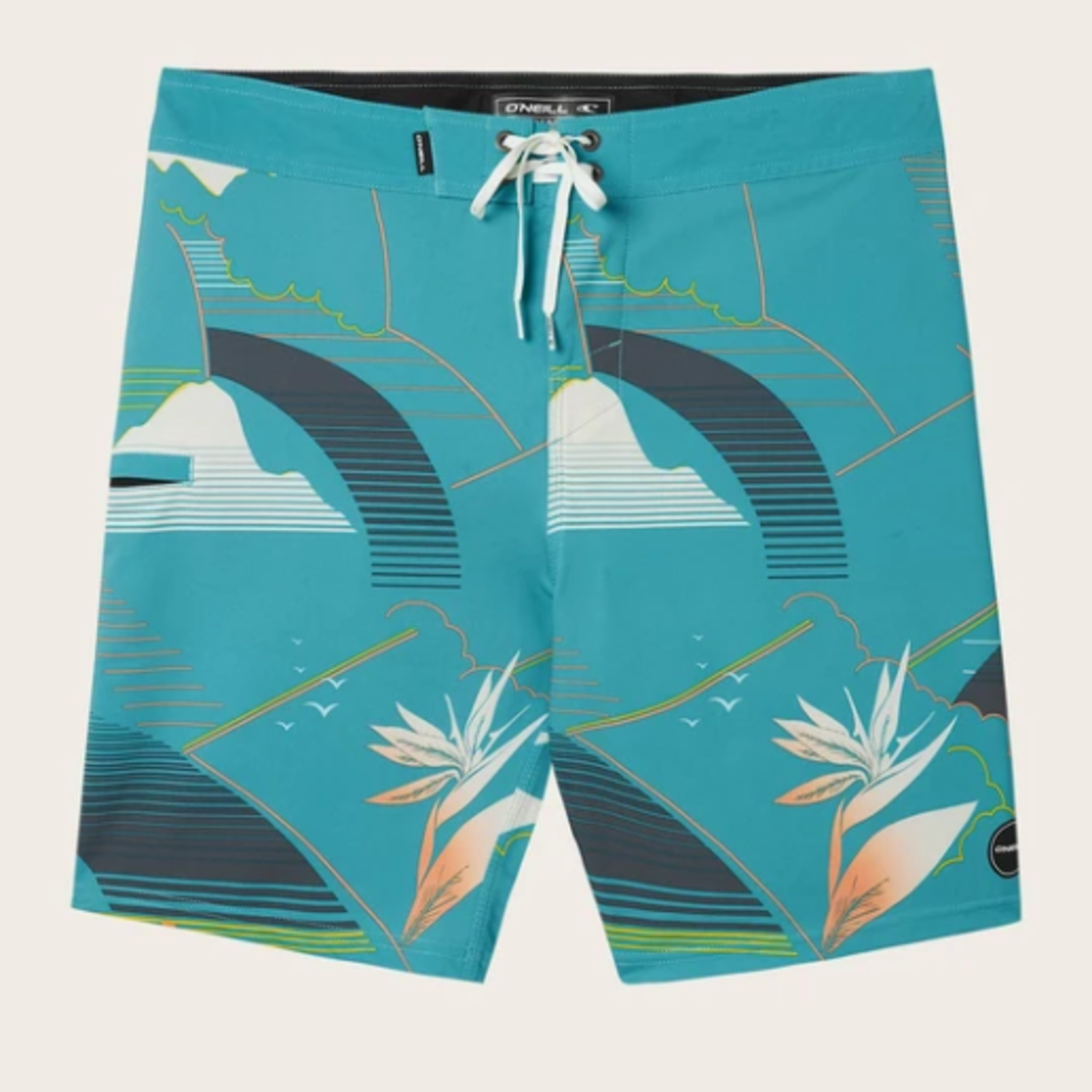 O'NEILL Men's O'Neill Hyperfreak Waka Ocean Boardshorts