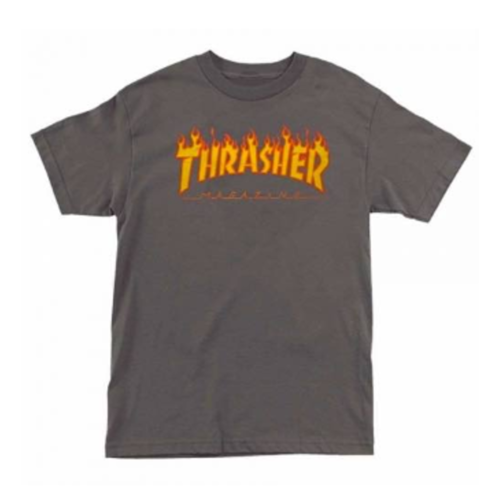 THRASHER THRASHER SHORT SLEEVE TSHIRT FLAMES LOGO