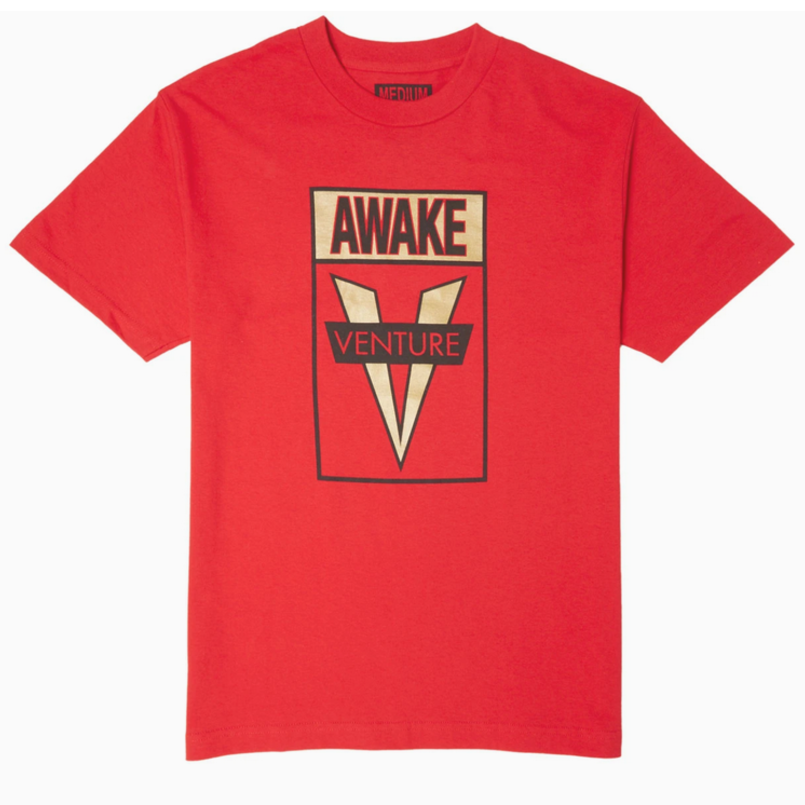 VENTURE Venture Awake Red Short Sleeve Tshirt Size Large