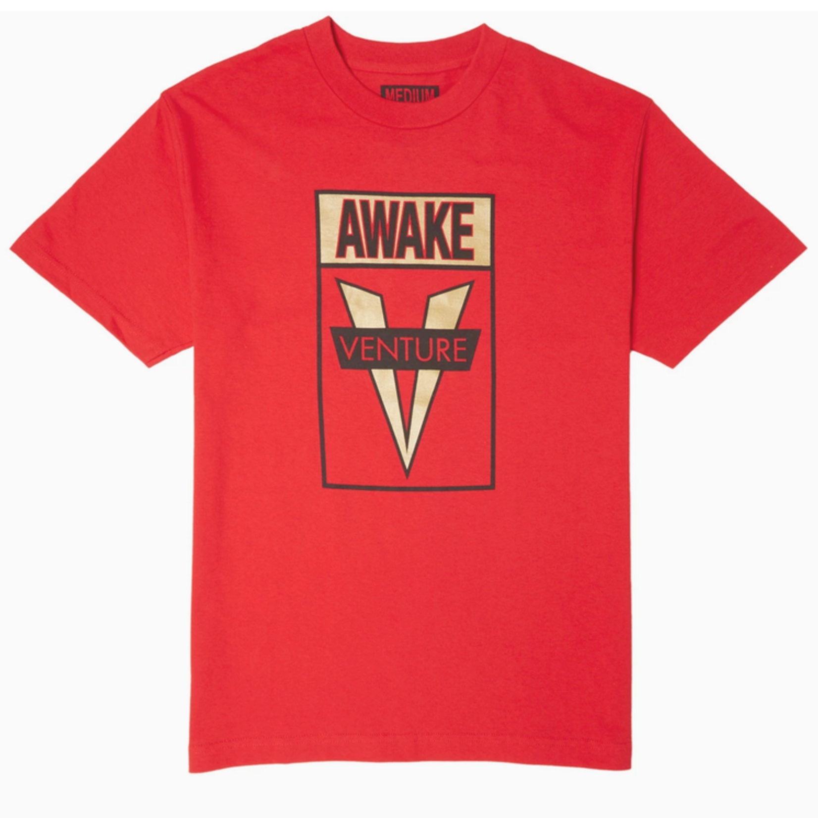 VENTURE VENTURE AWAKE SHORT SLEEVE TSHIRT (RED/GOLD) LG