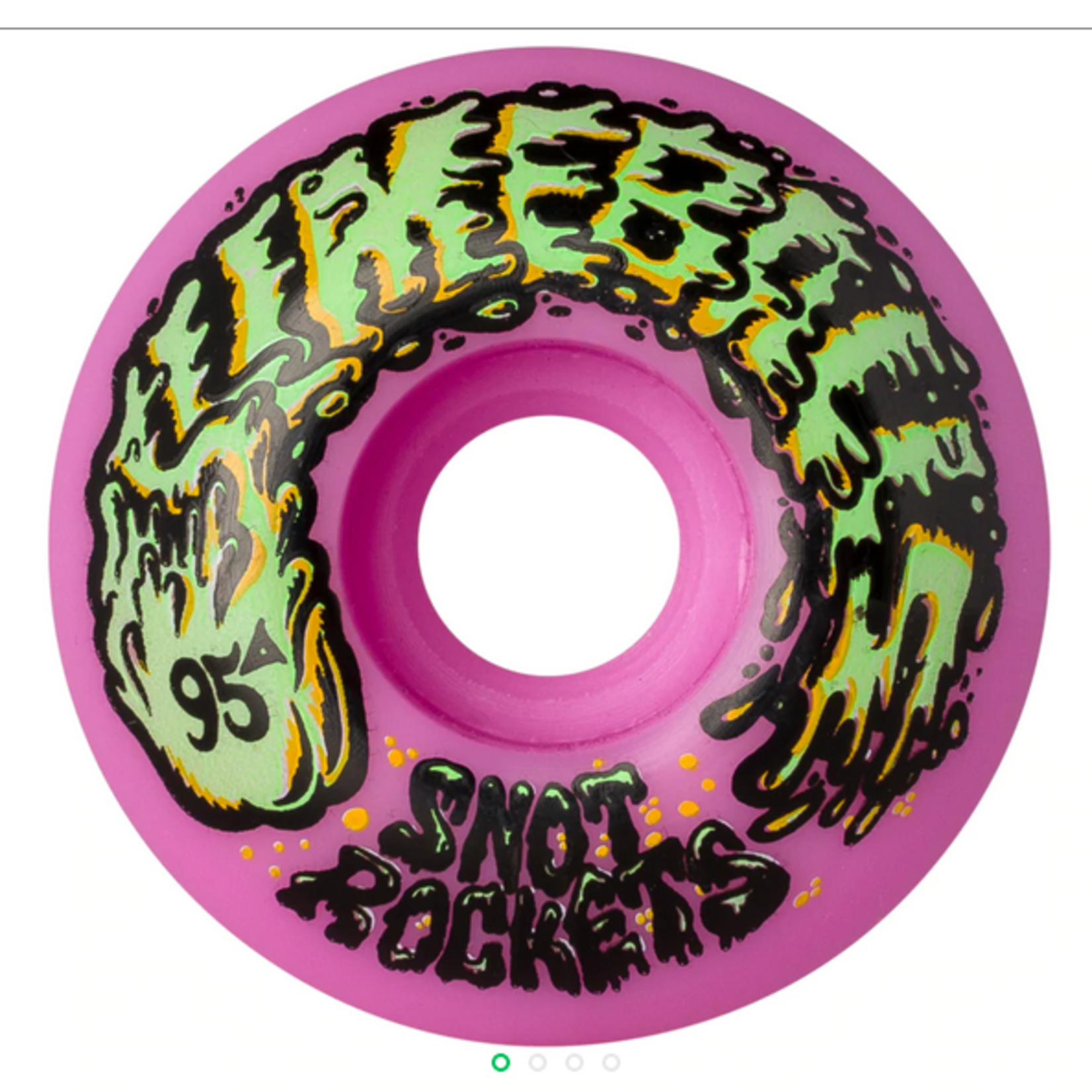 Slime Ball SLIME BALLS SNOT ROCKETS PASTEL PINK SKATEBOARD WHEELS 54MM 95A