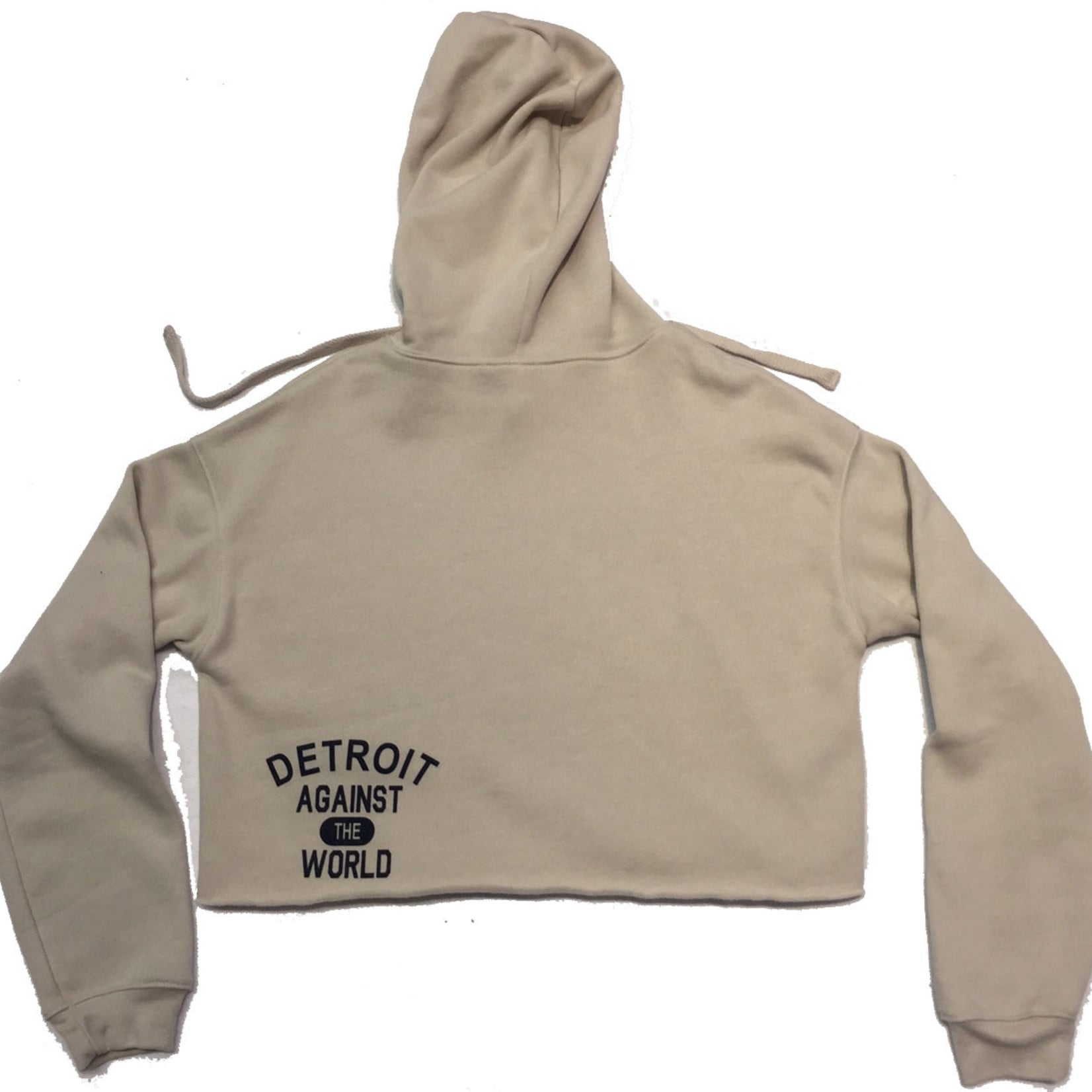 Corkys Women's Detroit Against the World Cropped Hoodie