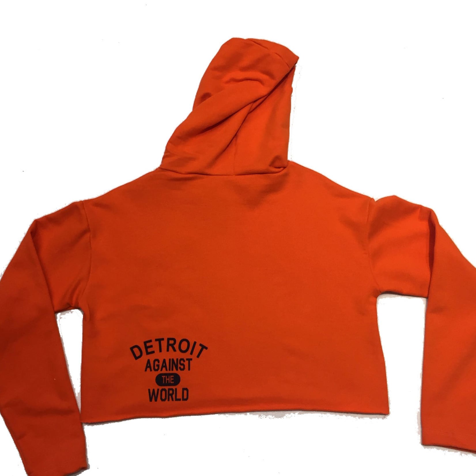 Corkys Women's Detroit Against the World Cropped Hoodie