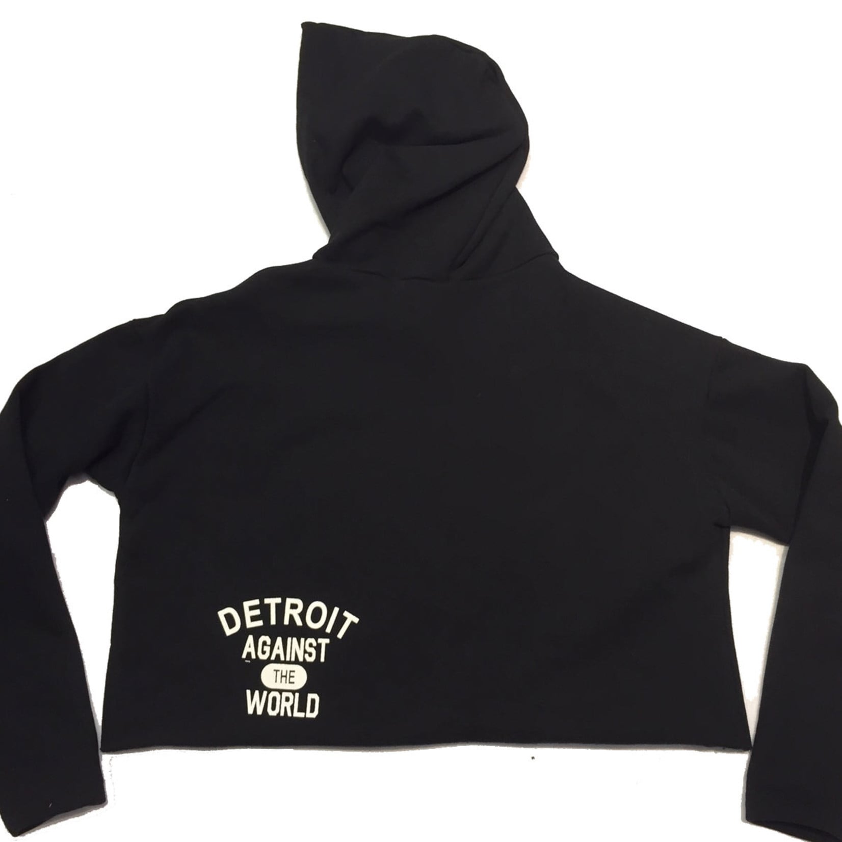 Corkys Women's Detroit Against the World Cropped Hoodie