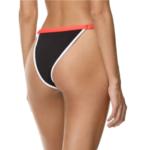 MAAJI Women's Maaji Reversible Ebony Islandia Black Cheeky Bikini Bottom