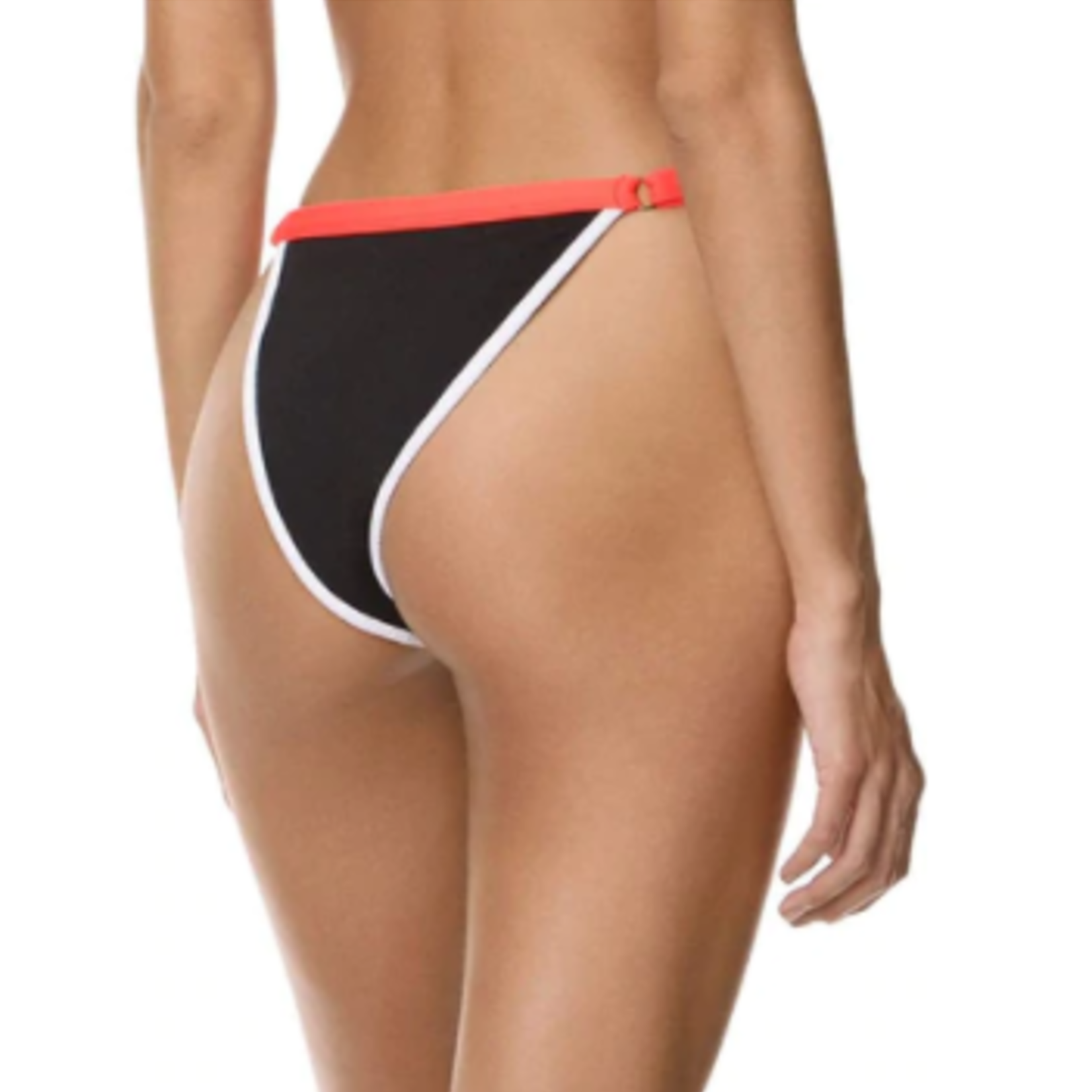 MAAJI Women's Maaji Reversible Ebony Islandia Black Cheeky Bikini Bottom