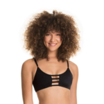 MAAJI MAAJI  BLACK ONYX PRAIA CLASSIC BRALETTE BIKINI TOP (4WAY)