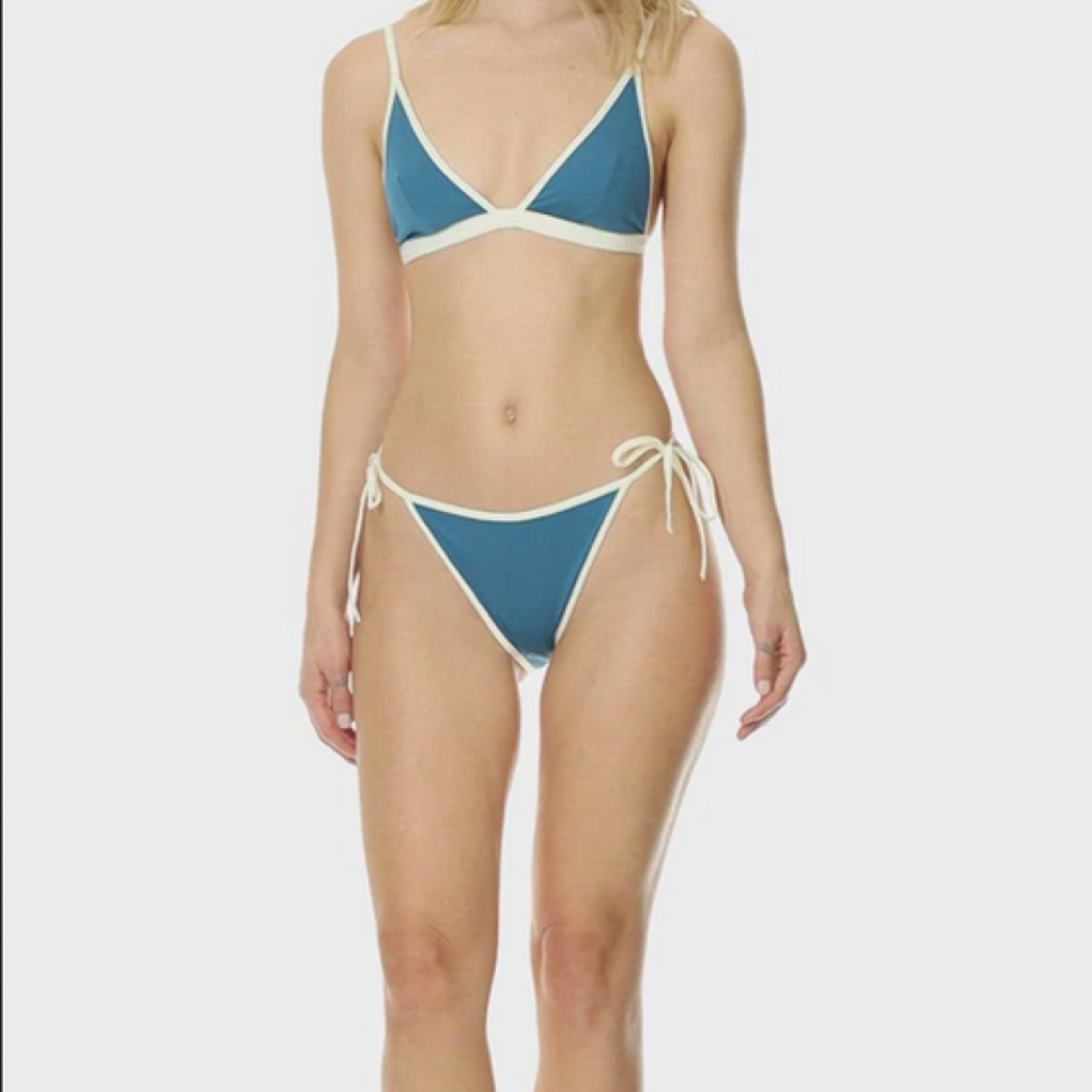 MAAJI MAAJI PRUSSIAN BLUE LELIANI TIE SIDE BIKINI BOTTOM LARGE