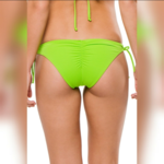 Becca BECCA COASTAL FIT TIE SIDE BIKINI BOTTOM GREEN