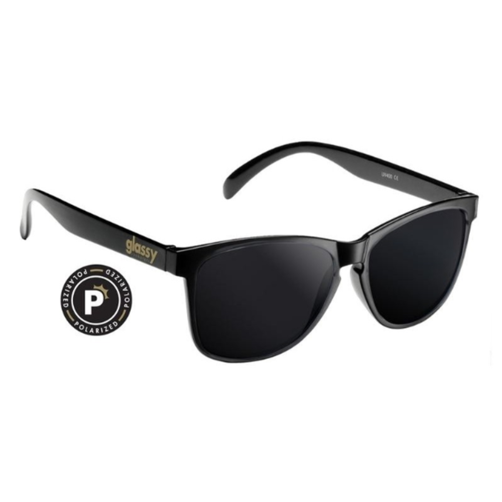 Glassy GLASSY DERIC POLARIZED BLACK SUNGLASSES