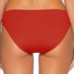 Becca American Tab Side Red Bikini Bottom (Size Large)