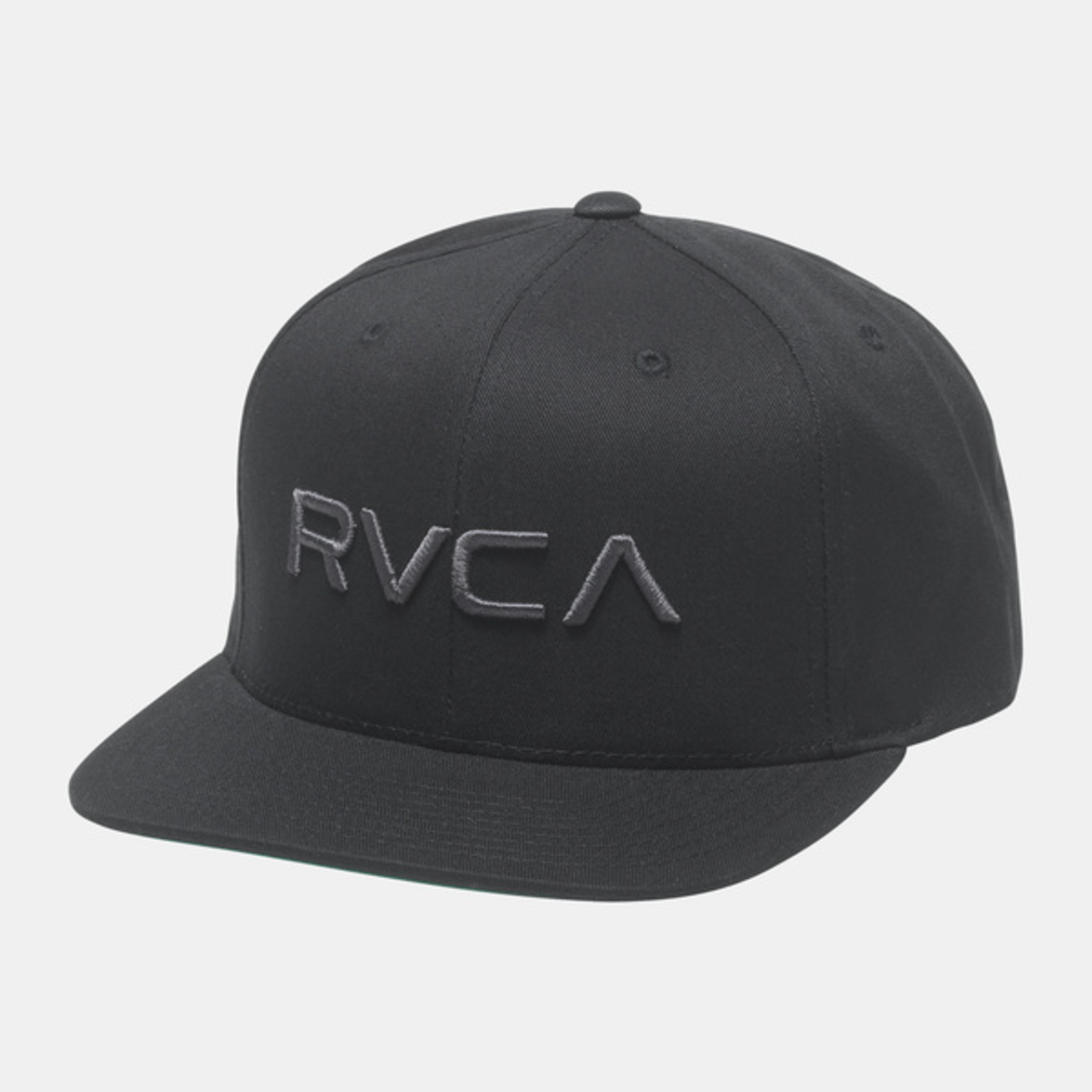RVCA MEN'S RVCA TWILL SNAPBACK II BLACK/CHARCOAL