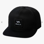 RVCA Men's RVCA Square Black Snapback