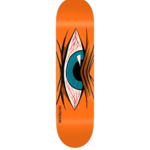 TOY MACHINE TOY MACHINE MAD EYE  SKATEBOARD DECK (ORANGE)  8.0