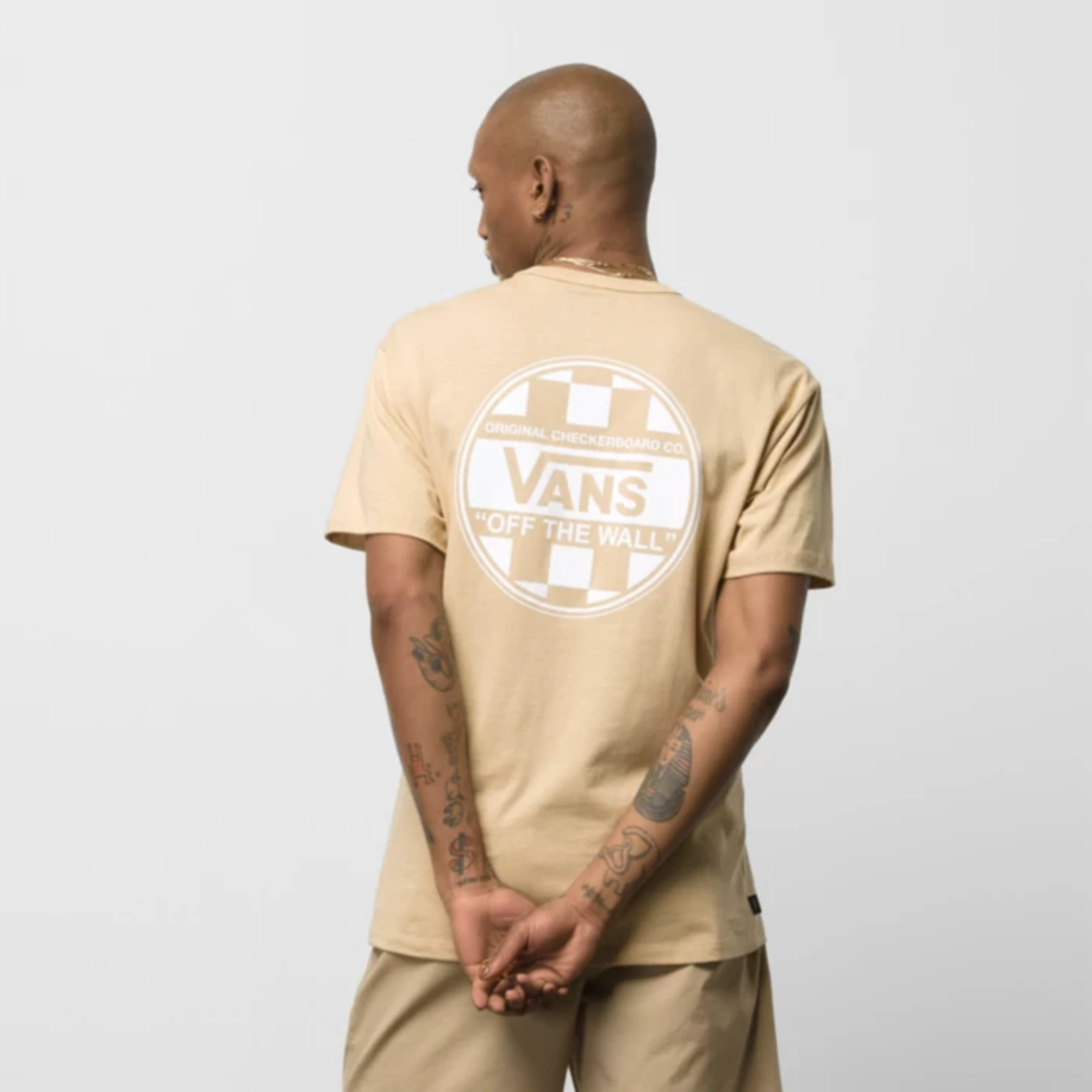 VANS VANS OFF THE WALL CHECK GRAPHIC TSHIRT