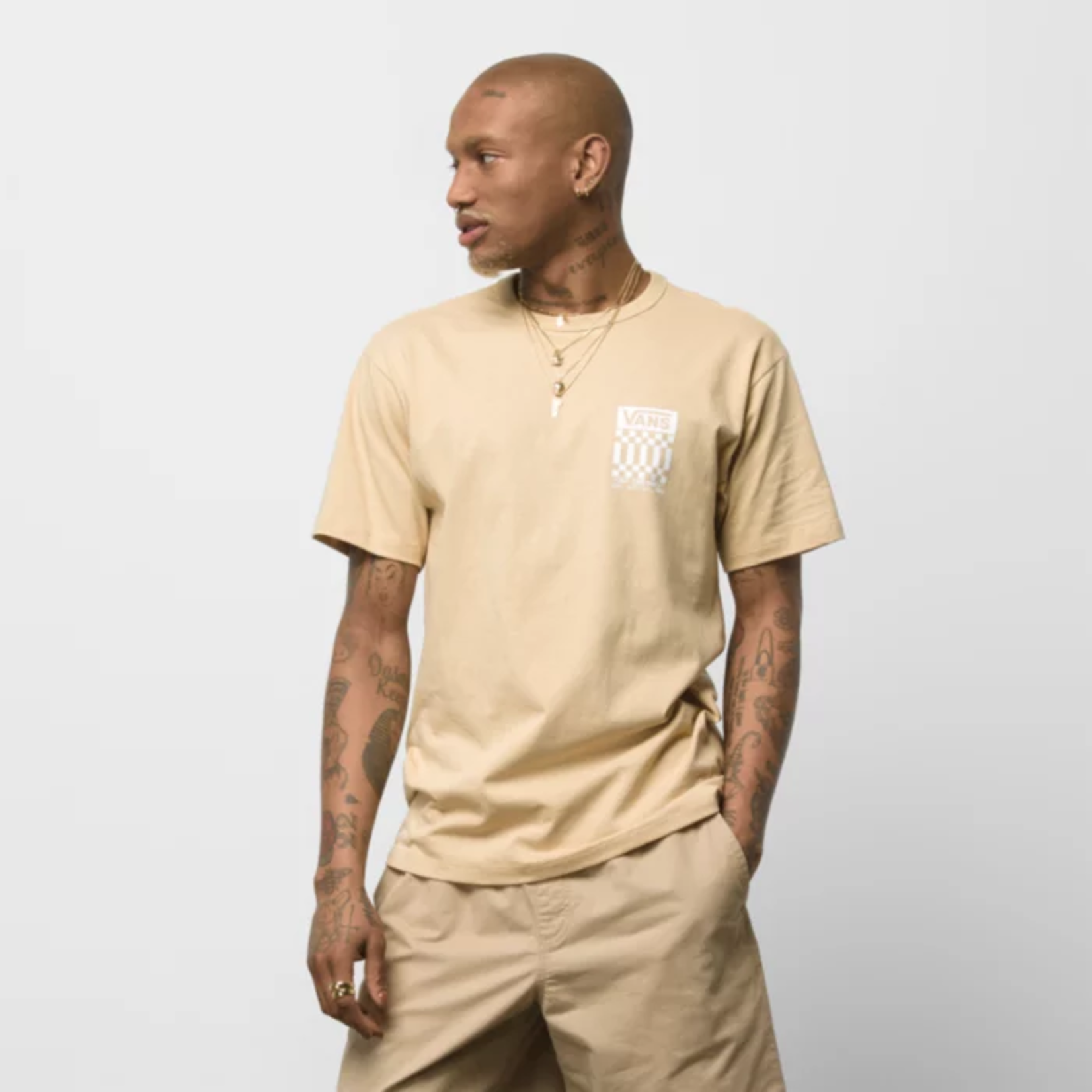 VANS Vans Off the Wall Check Graphic Short Sleeve Tshirt