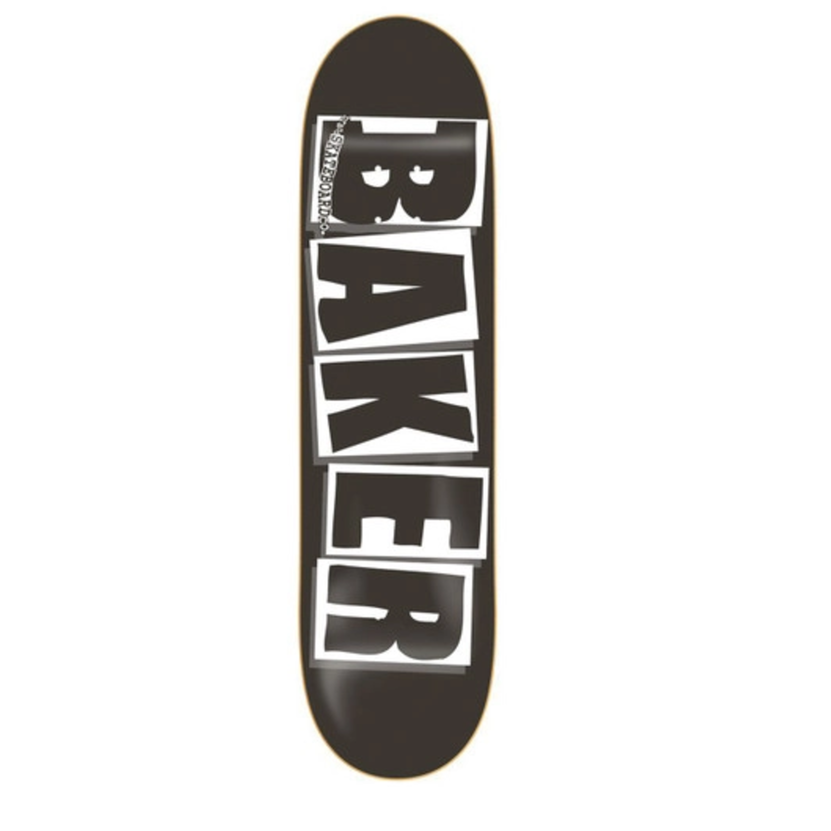 Baker Baker Brand Logo Skateboard Deck 8.25 (Black/White)