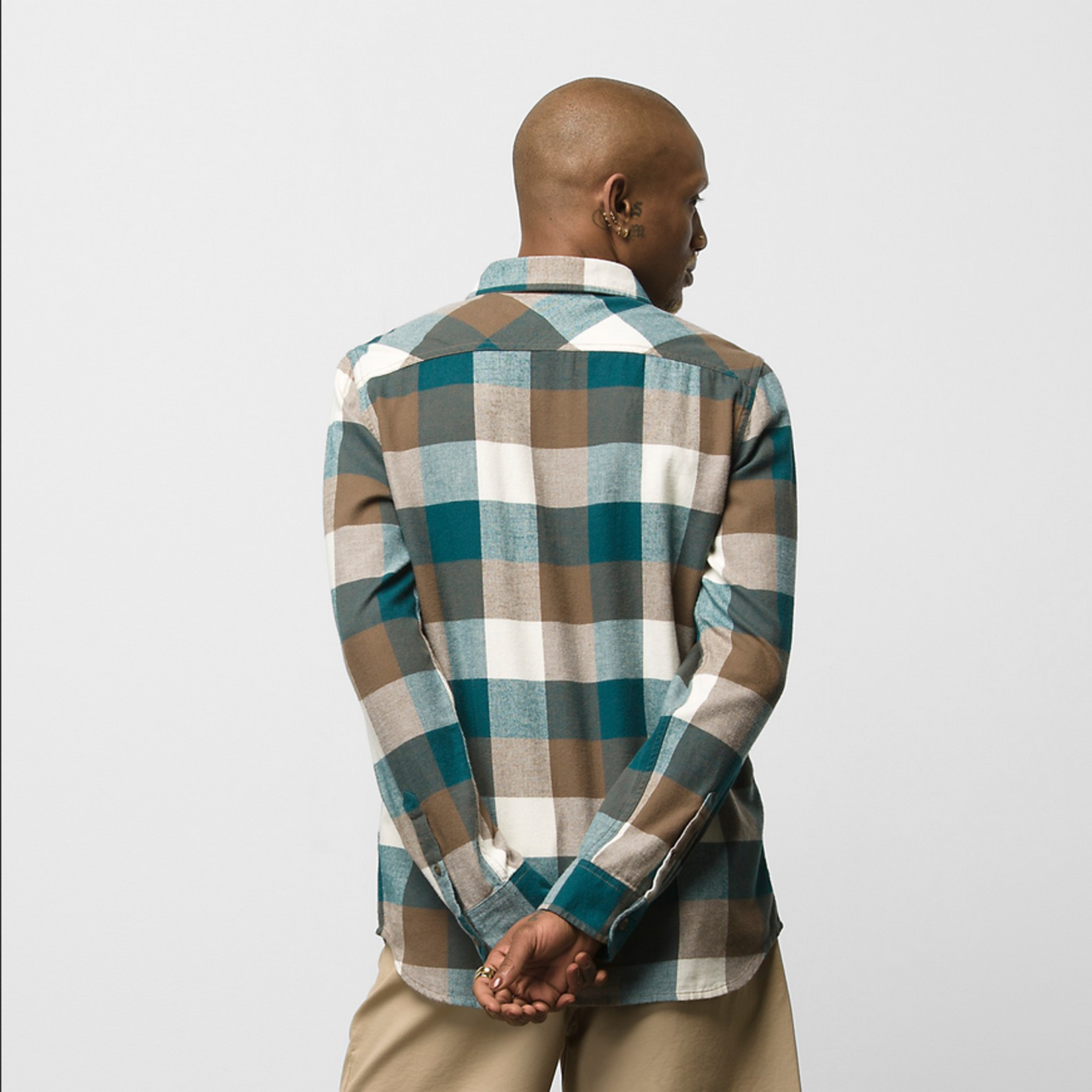 MEN'S VANS BOX FLANNEL BUTTON DOWN SHIRT - CorkysBoardshop.com