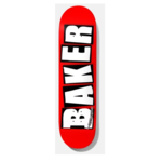Baker BAKER BRAND LOGO SKATEBOARD DECK (RED/WHITE) 8.5
