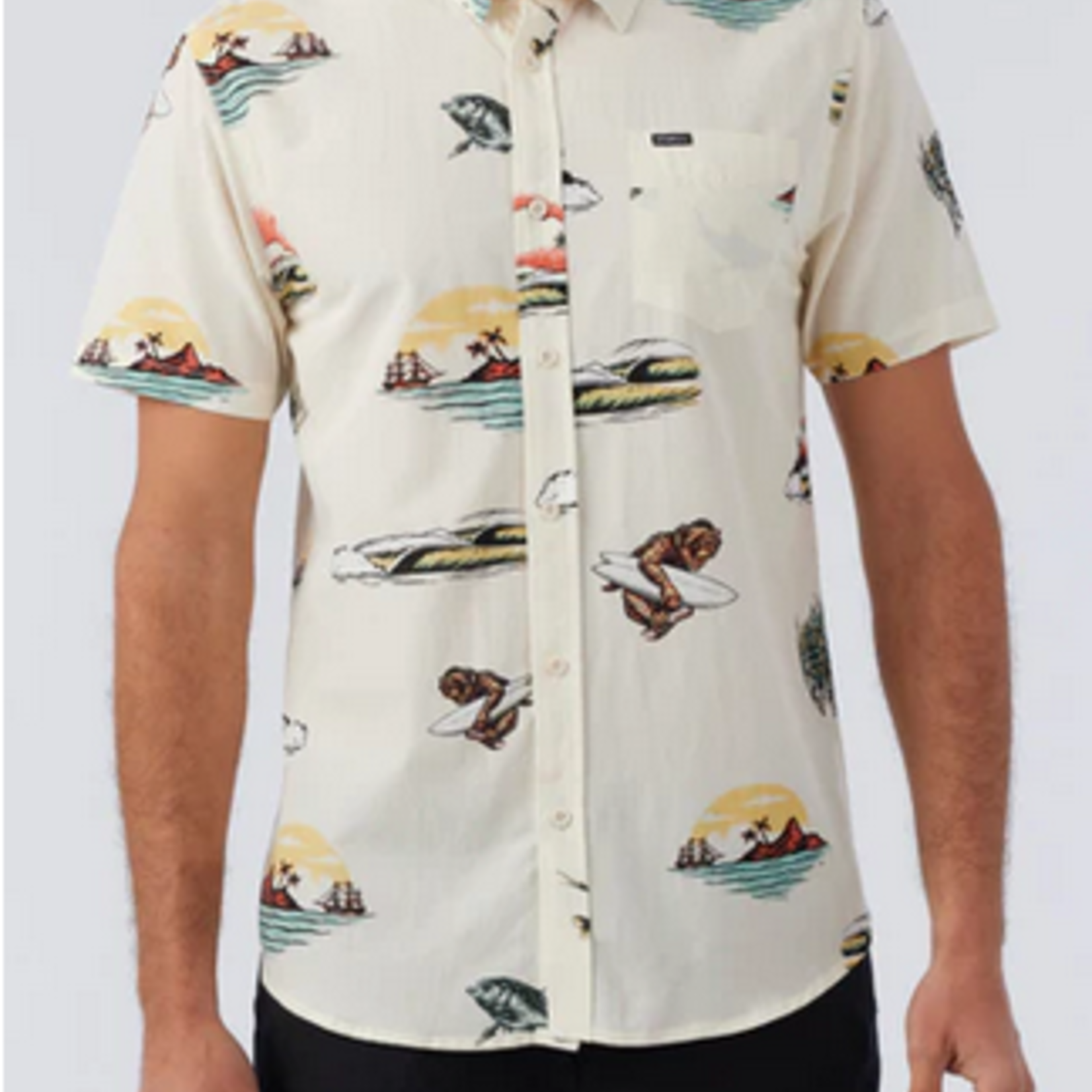 O'NEILL Men's O'Neill Artist Oasis Eco Short-Sleeve Modern Shirt