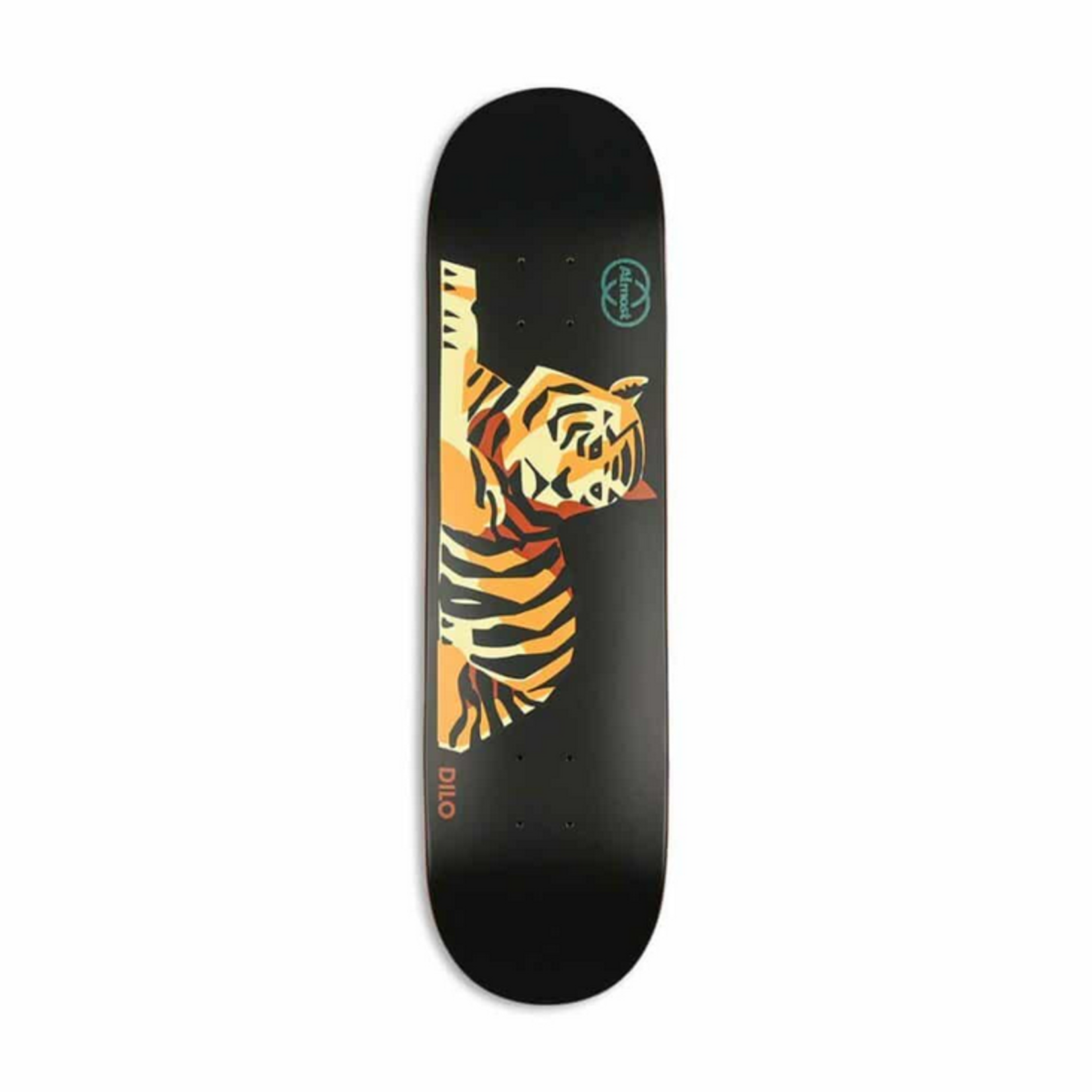 Almost ALMOST DILO ANIMALS R7 TIGER  SKATEBOARD DECK 8.125