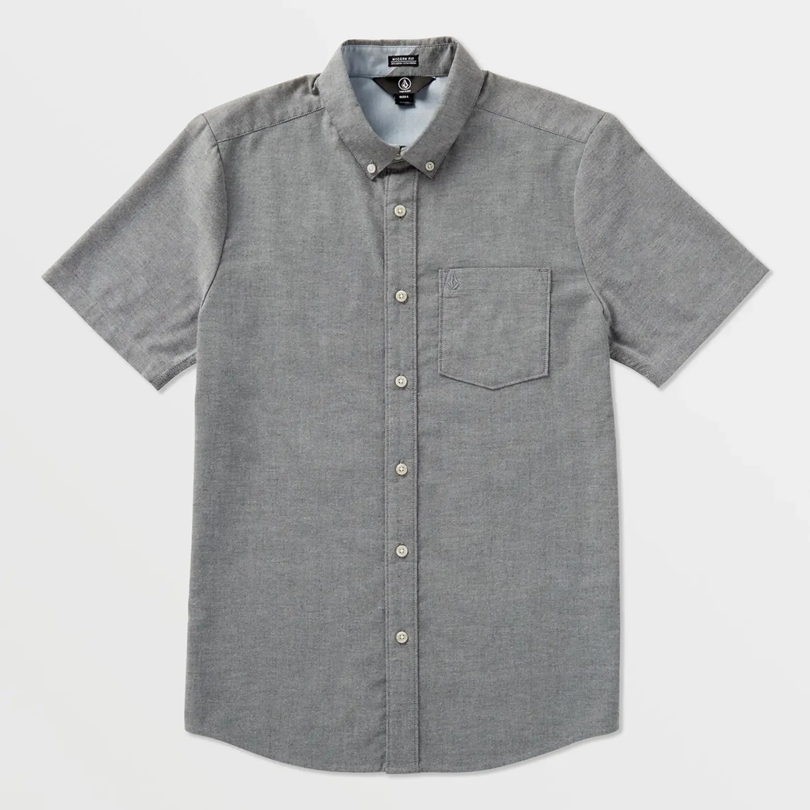 VOLCOM Men's Volcom Everett Oxford Short Sleeve Button Down Shirt