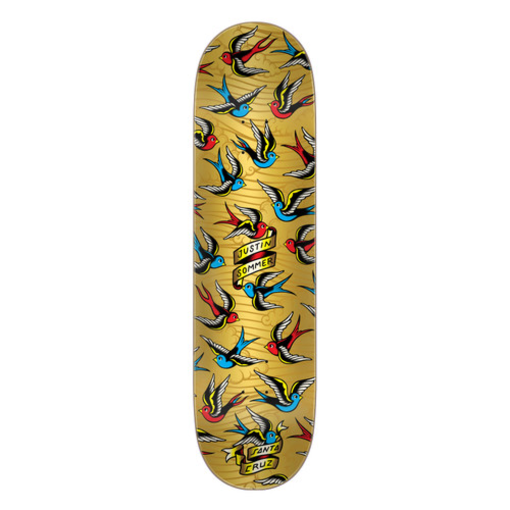 Santa Cruz Santa Cruz Sommer Sparrows Pro Skateboard Deck 8.25