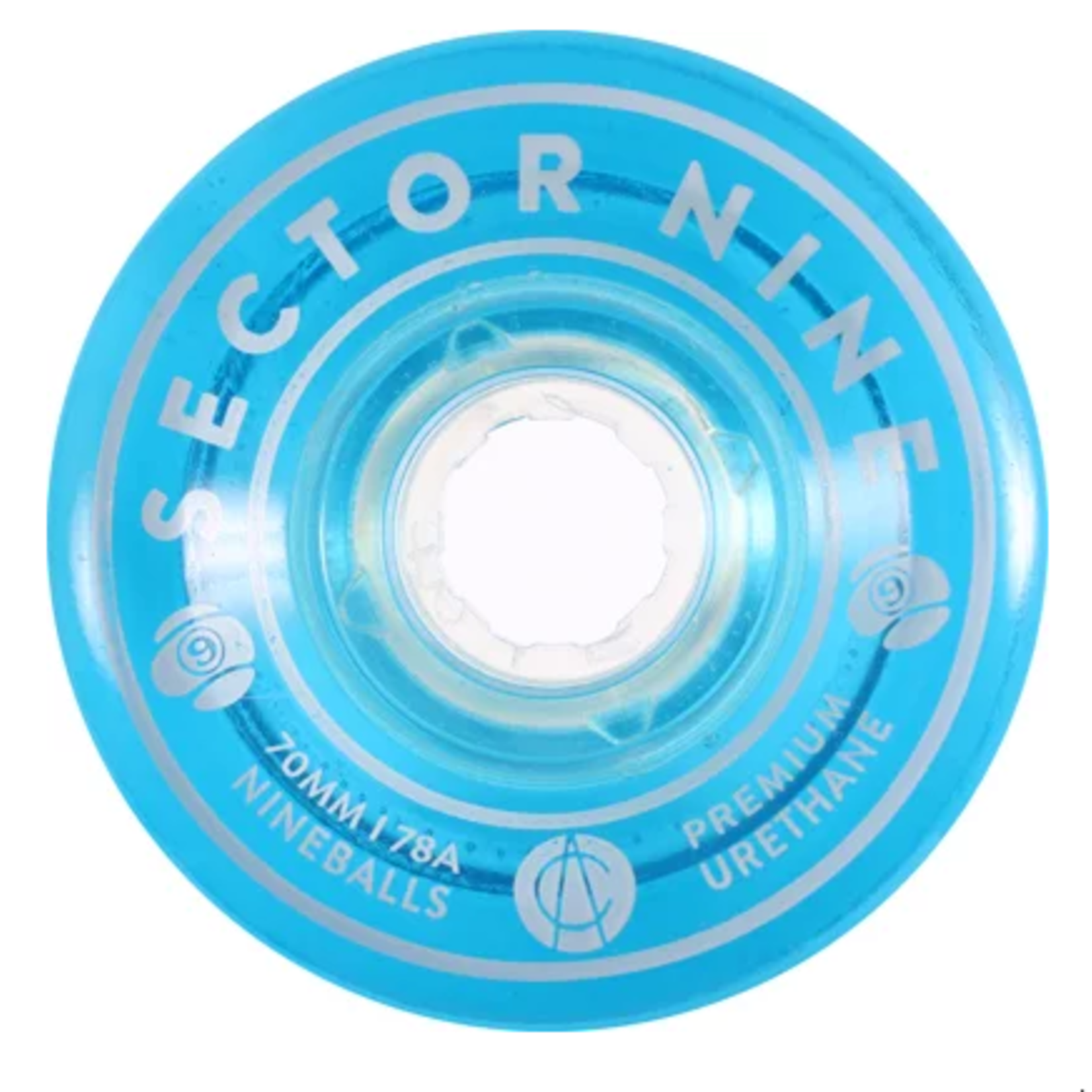 Sector 9 Sector Nine Nineball Longboard Wheels 70mm 78a (Blue)