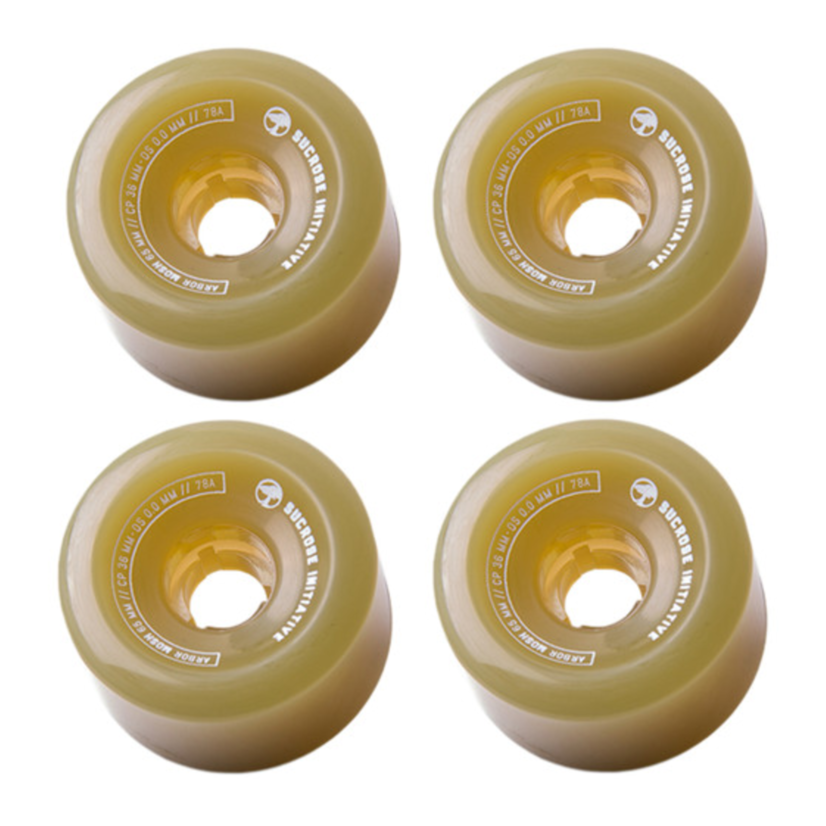Arbor Mosh Green Longboard Wheels 65mm