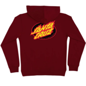 Santa Cruz True Oval Flame Hoodie - CorkysBoardshop.com