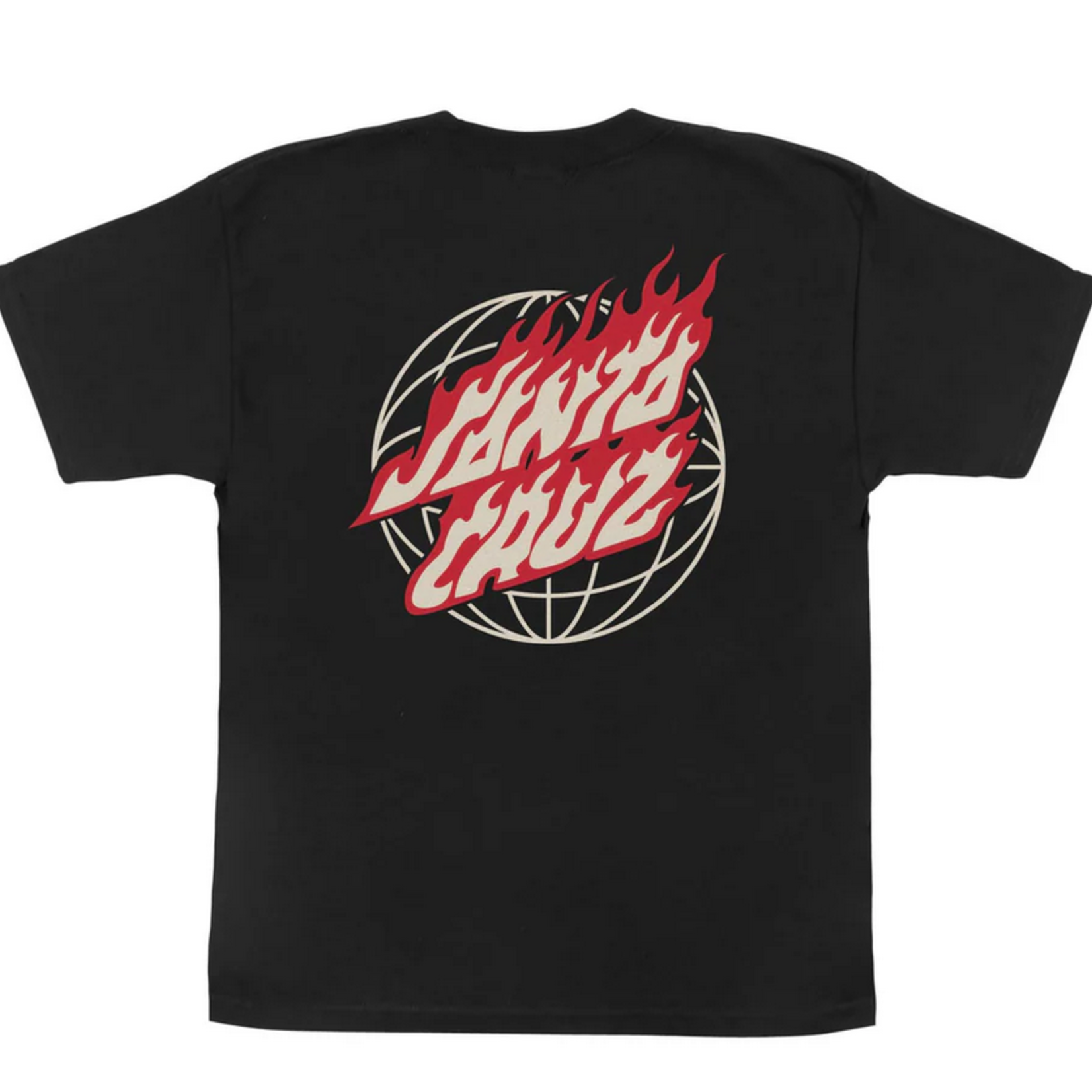 Santa Cruz YOUTH SANTA CRUZ GLOBAL FLAME DOT TSHIRT