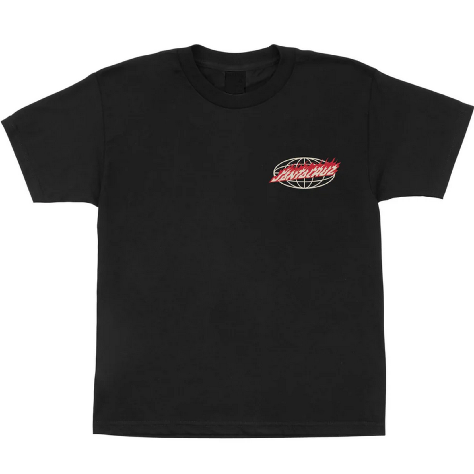 Santa Cruz YOUTH SANTA CRUZ GLOBAL FLAME DOT TSHIRT