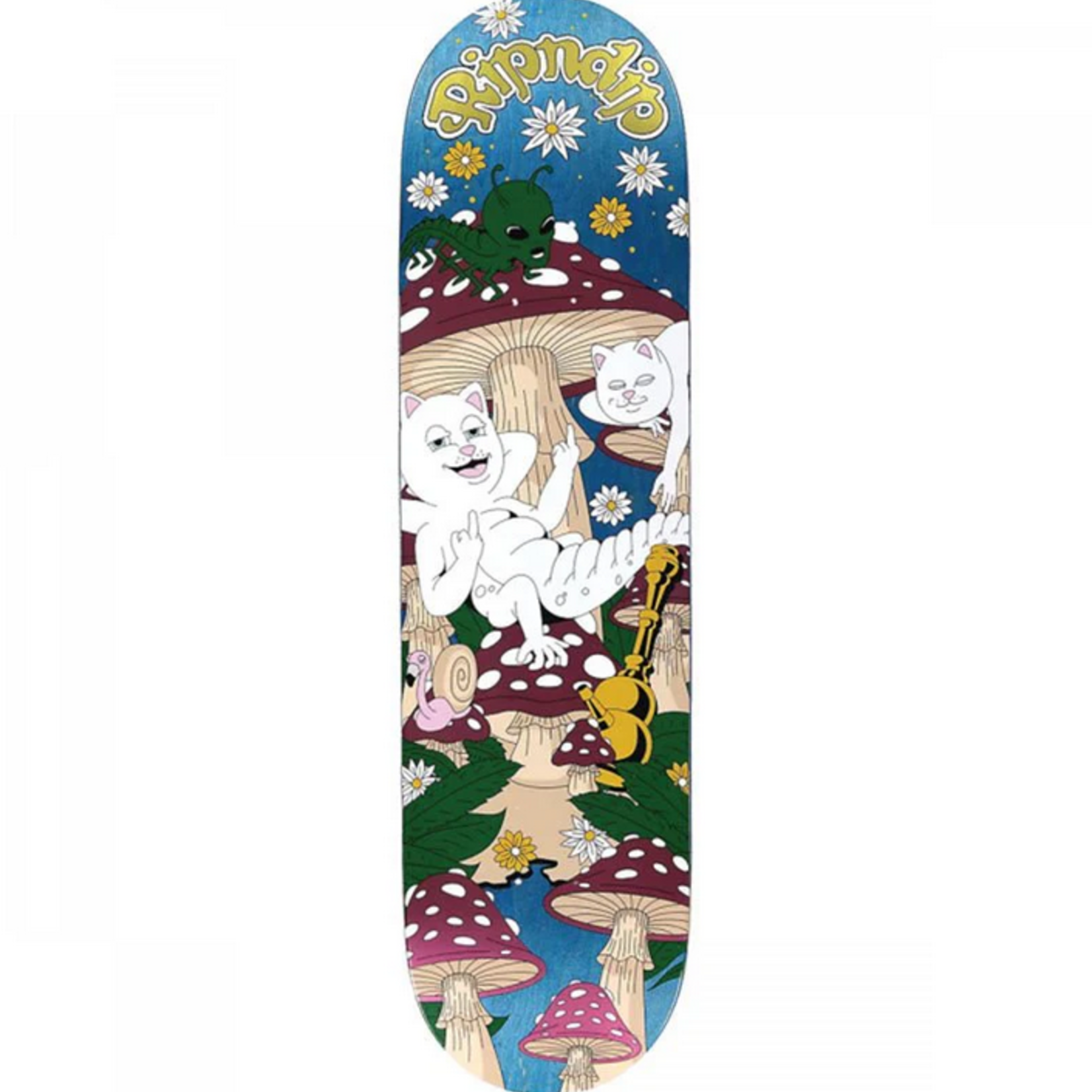 Rip n Dip Catepillar Garden Skateboard Deck 8.0