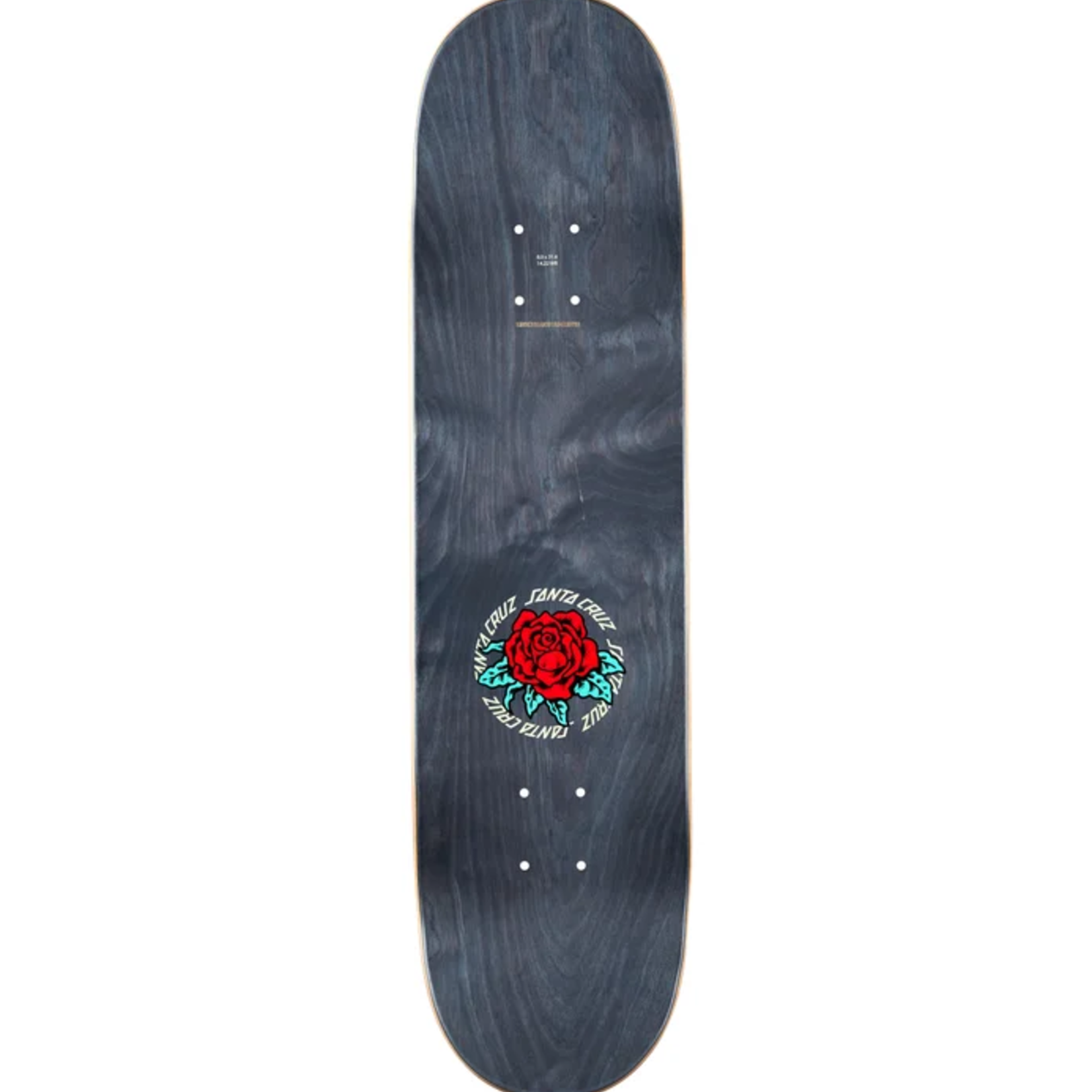 Santa Cruz Santa Cruz Rosette Ringed Dot Skateboard Deck 8.0