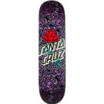 Santa Cruz Santa Cruz Rosette Ringed Dot Skateboard Deck 8.0