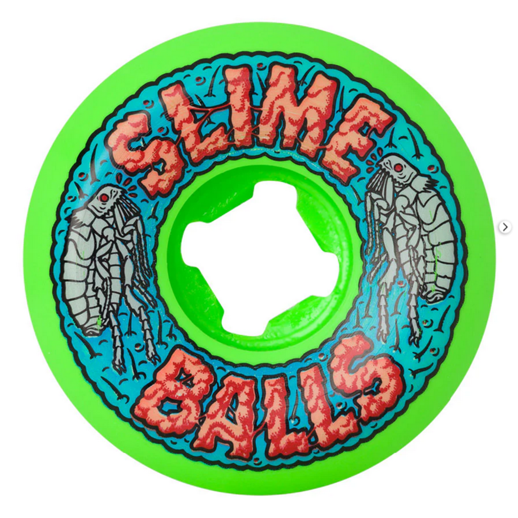 Slime Ball Slime Balls Flea Balls Speed Ball Skateboard Wheels Green 56mm 99A