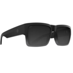 Spy Spy Cyrus Soft Matte Black Fade Sunglasses - Happy Gray Black Mirror