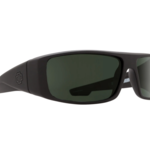 Spy Spy Logan Black Sunglasses - Happy Gray Green Mirror