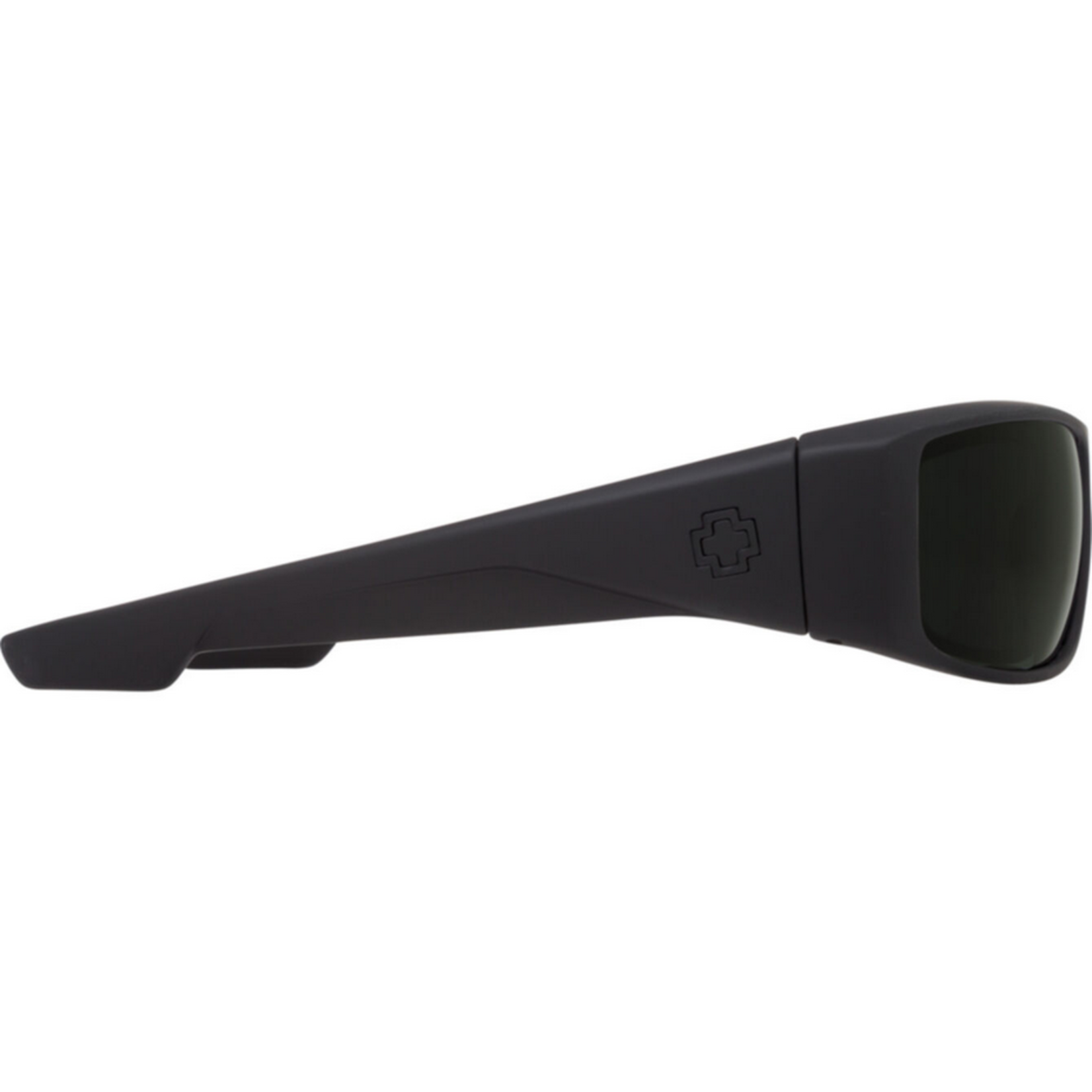 Spy Spy Logan Black Sunglasses - Happy Gray Green Mirror